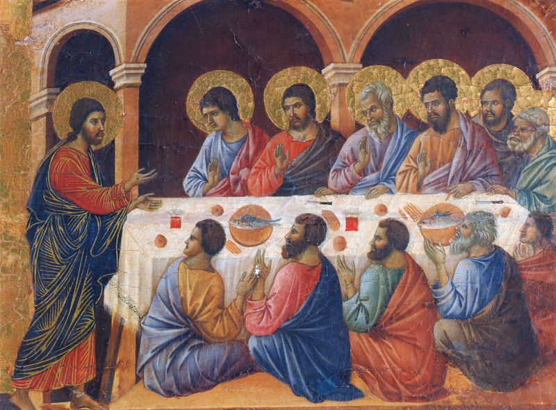 Маэста  Явление Христа апостолам