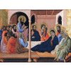 Дуччо ди Буонисенья Маэста  Апостолы у Марии