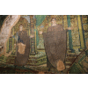 Мозаики ротонды св.Георгия, кон. 4 - нач. 5 в., Салоники Вознесение Господне, фреска в алтарной апсиде, 9 в.