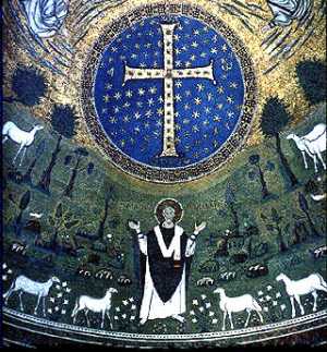 Фрагмент мозаики церкви С.Аполинаре
