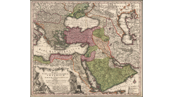 Турецкая империя в Европе, Азии и Африке (1740)