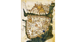 Карта Константинополя (1422)
