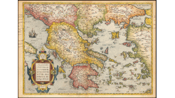 Греция - Авраам Ортелиус (1573)