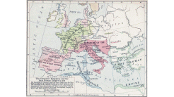 Германские королевства и Восточная Римская империя в 526 г.