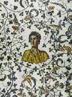 Sta Costanza, Рим, 350 г. Мозаика (фрагмент)