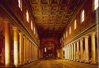 Sta Maria Maggiore, Рим, 432-40 гг. Интерьер