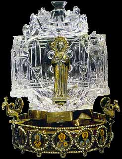 Корона Лео VI, 886-912 г. Перегородчатая эмаль и другие материалы