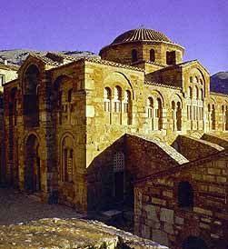 Katholikon, Osios Loukas, Греция, начало 11-го века. Вид с юго-запада