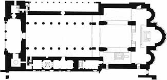 Собор Monreale, 1175-90 г. План
