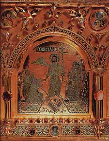 Anastasis, Pala D`Oro, 1130 г, Эмаль. Св.Марк, Венеция
