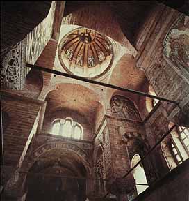 Спаситель и пророки. Мозаика купола. Parekklesion, Фенари Камий, Стамбул