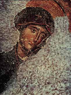 Deesis, 1260 г, Мозаика. Южная галерея, Св.София, Стамбул. Фрагмент